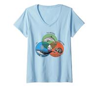 Mujer Vida El Universo Y Todo 42 Respuesta Camiseta Cuello V