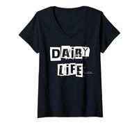 Mujer Vida Láctea Camiseta Cuello V