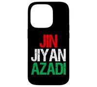 Mujer Vida Libertad Irán Jin Jiyan Azadi kurda Irani Carcasa para iPhone 14 Pro