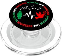 Mujer Vida Libertad Irán Zan Zendegi Azadi Iran PopSockets PopGrip para MagSafe