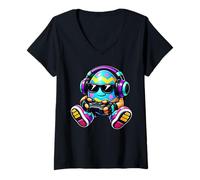 Mujer Videojuego Egg Gamer Pascua para Adolescentes niños niñas niños Camiseta Cuello V