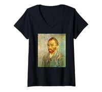Mujer Vincent Van Gogh Self-Portrait Camiseta Cuello V