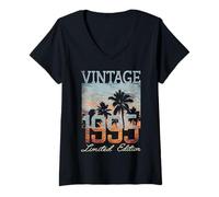 Mujer Vintage 1995 Limited Edition 31st Birthday 31 Year Old Gifts Camiseta Cuello V