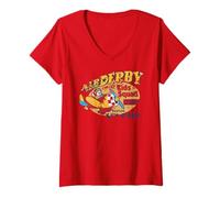 Mujer Vintage Air Derby Kids Squad Sky Rider Classic Air Race Camiseta Cuello V