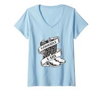 Mujer Vintage Country Western Concierto Funny Dichos Adiós Earl Camiseta Cuello V