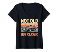 Mujer Vintage Old Classic Muscle Car Lover Gift Hombres Mujeres Niños Camiseta Cuello V
