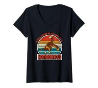 Mujer Vintage You'Ll Never Be As Cool As A Nothronycus Dinosaur Camiseta Cuello V