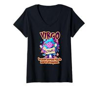 Mujer Virgo Zodiac Chaos Someone Has To Hold It All Together Camiseta Cuello V