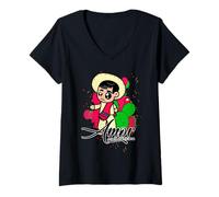 Mujer Viva Mexico Kids Independence Day Funny Dance Mexican Camiseta Cuello V