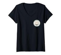 Mujer Viviendo el sueño Una Pesadilla a la Vez Fantasma Divertido Camiseta Cuello V