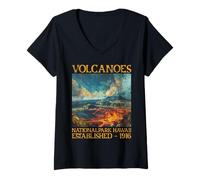 Mujer Volcanoes National Park | Hawaii Camiseta Cuello V