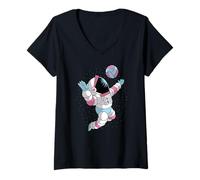 Mujer Voleibol De Playa, Amor por El Voleibol. Camiseta Cuello V
