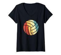Mujer Voleibol De Playa, Amor por El Voleibol. Camiseta Cuello V