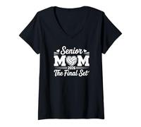 Mujer Voleibol Senior Mom 2026 Set Final Voleibol Senior Mamá Camiseta Cuello V