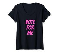 Mujer Vote For Me Election Day Student Council Apparel Camiseta Cuello V