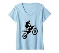 Mujer Vuelo a pleno Acelerador Camiseta Cuello V