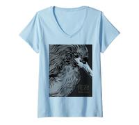 Mujer Wabi Sabi: Concepto japonés de la belleza de la imperfección Camiseta Cuello V