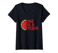 Mujer Watermelon Mama Mothers Day Watermelon Funny Summer Fruit Camiseta Cuello V