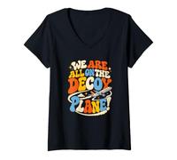 Mujer We Are All On The Decoy Plane Camiseta Cuello V