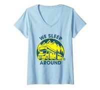 Mujer We Sleep Around Camiseta Cuello V
