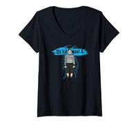 Mujer Wednesday Season 2 Dead Chill Pugsley Addams Logo Camiseta Cuello V