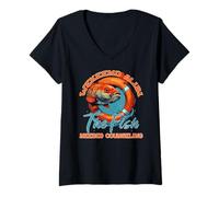 Mujer Weekend Alibi, The Fish Needed Counseling Camiseta Cuello V