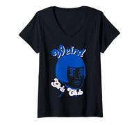 Mujer Weird Girls Club Cuádruple Ojos Vintage Chica Retro Camiseta Cuello V