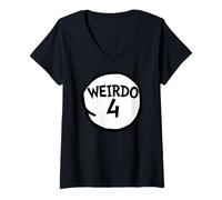 Mujer Weirdo 4 Funny Weirdo Four Group Camiseta Cuello V