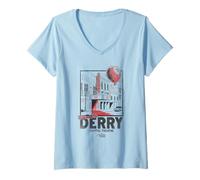 Mujer Welcome To Derry Capitol Theatre Camiseta Cuello V