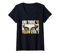 Mujer Welcome To Derry Those Yellow Eyes Camiseta Cuello V