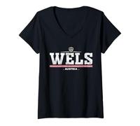 Mujer Wels Austria/Osterreich Camiseta Cuello V