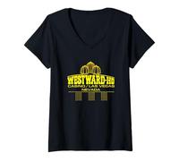Mujer Westward Ho Hotel Casino Las Vegas Vintage Camiseta Cuello V