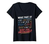 Mujer What Part of Math Don’t You Understand Humor Matemático Stem Camiseta Cuello V