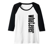 Mujer Whatever is True Filipenses 4:8 Verso bíblico Escritura Camiseta Manga Raglan
