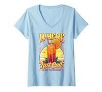 Mujer Where “Last Call” is Just The Beginning Bartender Mixology Camiseta Cuello V