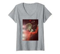 Mujer Whitney Houston Live I'm Your Baby Tonight World Tour 1991 Camiseta Cuello V