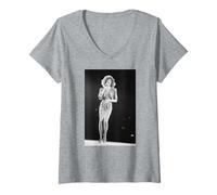 Mujer Whitney Houston The Greatest Love World Tour Wembley 1986 Camiseta Cuello V