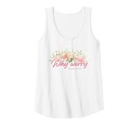 Mujer Why Worry - Matthew 6:28-29 Women & Girls Christian Lilies Camiseta sin Mangas