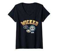 Mujer Wicked Collegiate Wicked Witch Camiseta Cuello V