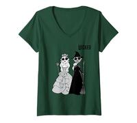 Mujer Wicked Daichi Miura Fashion Illustration Camiseta Cuello V