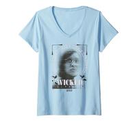 Mujer Wicked Elphaba Empowered Magic Portrait Camiseta Cuello V