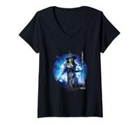 Mujer Wicked: For Good Elphaba Power Pose Camiseta Cuello V