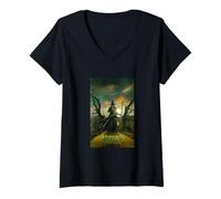 Mujer Wicked: For Good Elphaba Yellow Brick Road Poster Camiseta Cuello V