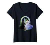 Mujer Wicked: For Good Glinda and Elphaba Friends Forever Changed Camiseta Cuello V
