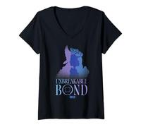 Mujer Wicked: For Good Glinda and Elphaba Unbreakable Bond Camiseta Cuello V