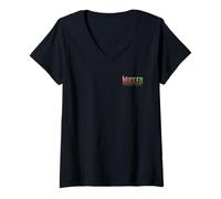 Mujer Wicked: For Good Glinda Bubble Poster Front & Back Camiseta Cuello V