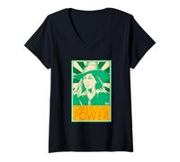 Mujer Wicked: For Good Green Girl Power Camiseta Cuello V