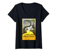 Mujer Wicked: For Good The Yellow Brick Road Journey Camiseta Cuello V