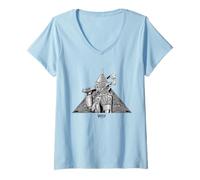Mujer Wicked: For Good Tin Man’s Steel Resolve Camiseta Cuello V