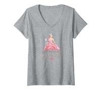 Mujer Wicked Glinda Elegant Pose Camiseta Cuello V
